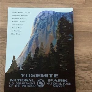 Yosemite National Park Service Canvas